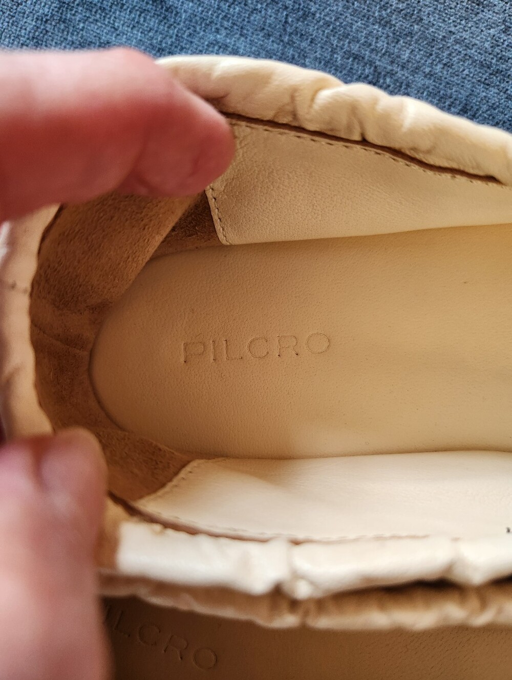 Pilcro By Anthropologie Women’s Cream Bow Tie Ballet Flats 37 - Picture 6 of 13